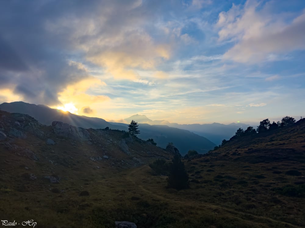Coucher de soleil, il est temps d'arriver à l'hotel!